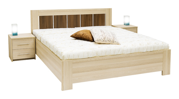 Postel Aura + 2 polohovatelné rošty